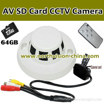 Motion Detection SD Card CCTV Camera DVR with AV Port